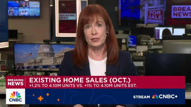 October existing home sales see small gain, but supply is dropping Existing home sales see small October gain but supply is now dropping
